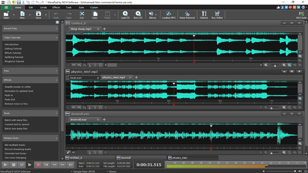 Song Editing And Mixing software, free download For Mac